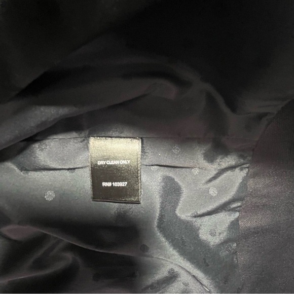 Marc by Marc Jacobs Medium Black Asymmetric Cropped Zip Jacket - Picture 7 of 9